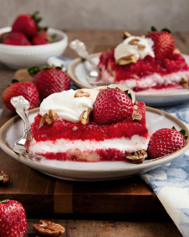 Strawberry Cream Cheese Jello Salad