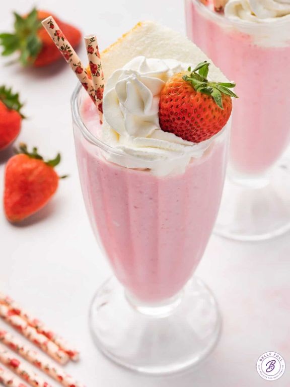 Strawberry Frosting Vodka Shake