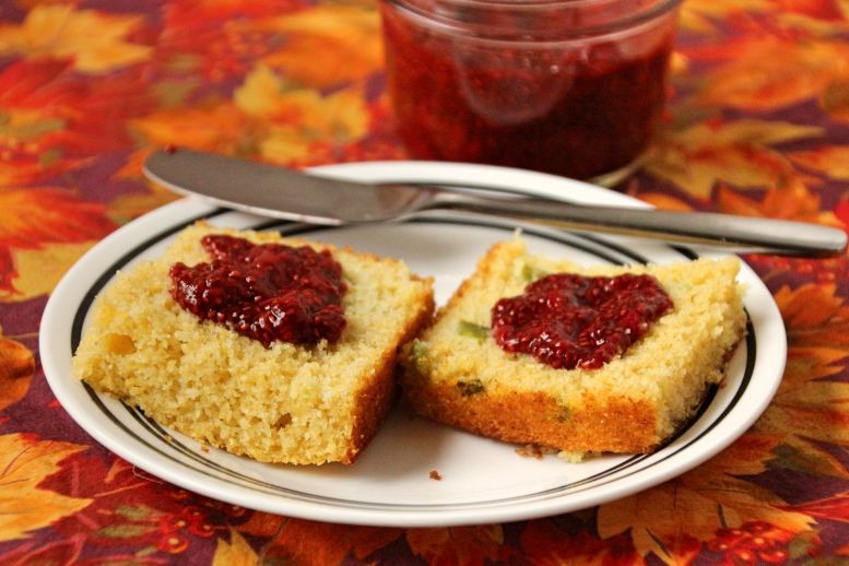 Strawberry Jalapeño Cornbread