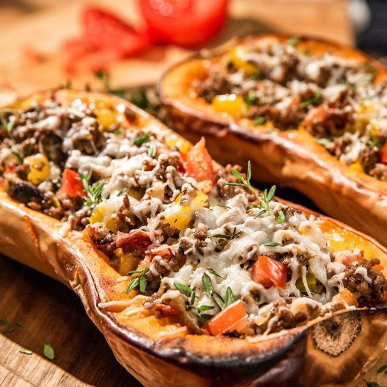 Stuffed Opo Squash with Minced Meat