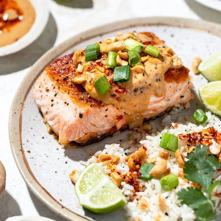 Tahini Glazed Salmon
