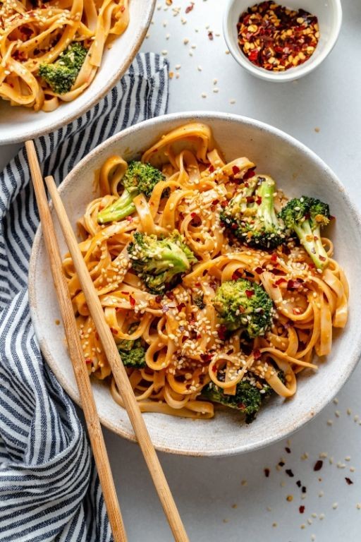 Tahini Spiced Noodles