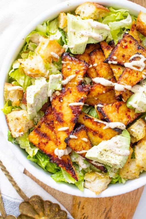 Tempeh Caesar Salad