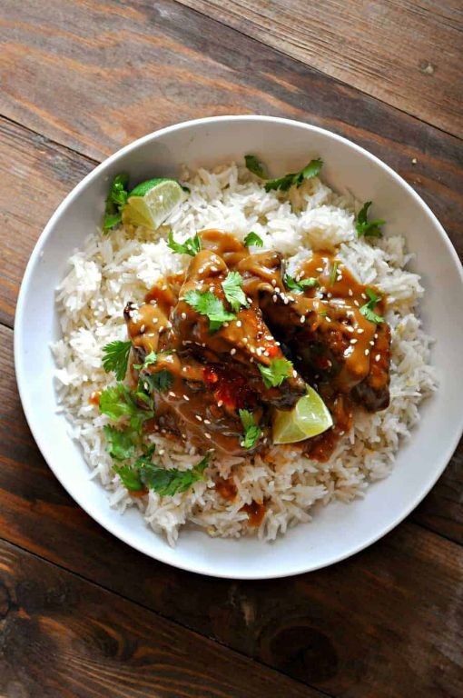 Tempeh Satay with Coconut Rice