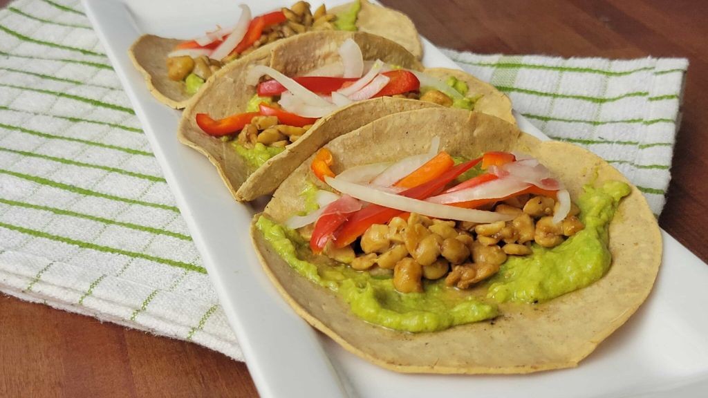 Tempeh Tacos with Avocado Lime Crema