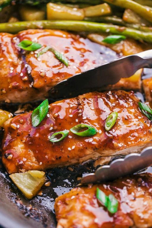 Teriyaki Salmon Skillet Recipe