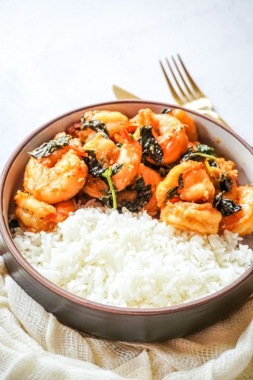 Thai Basil Shrimp Stir-Fry