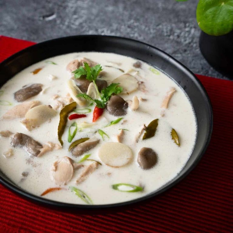 Thai Coconut Milk Soup (Tom Kha Gai)