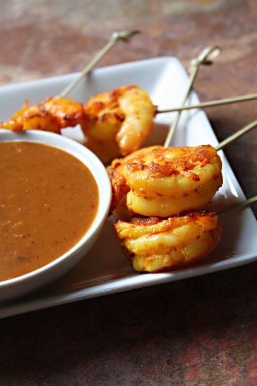 Thai Peanut Shrimp Satay