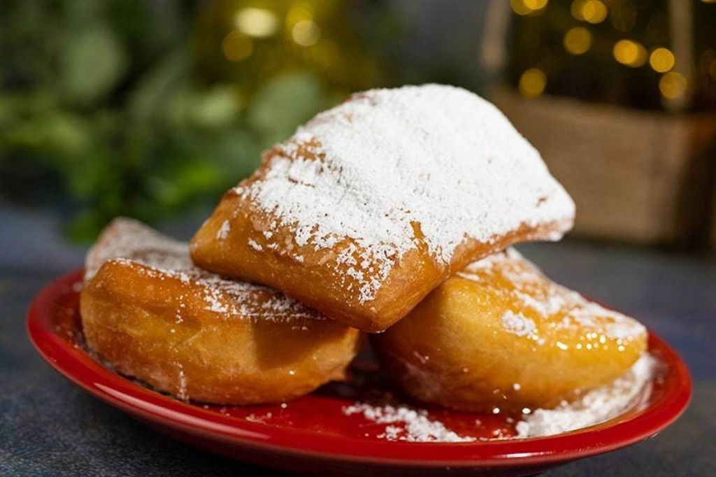 Tiana’s Beignets with Praline Sauce