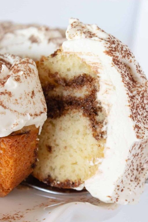 Tiramisu Bundt Cake with Cake Mix