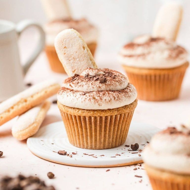 Tiramisu-Inspired Steamed Cupcakes