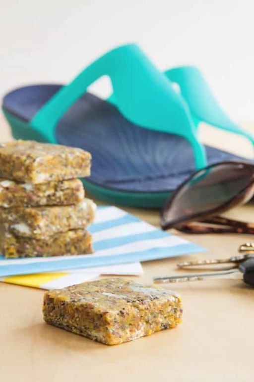 Tropical Mango Coconut Energy Bars