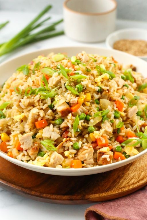 Turkey Fried Rice with Vegetables