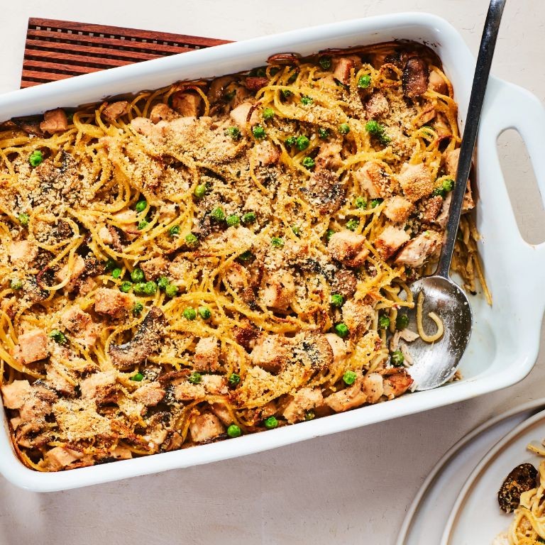 Turkey Tetrazzini with Lemon and Thyme