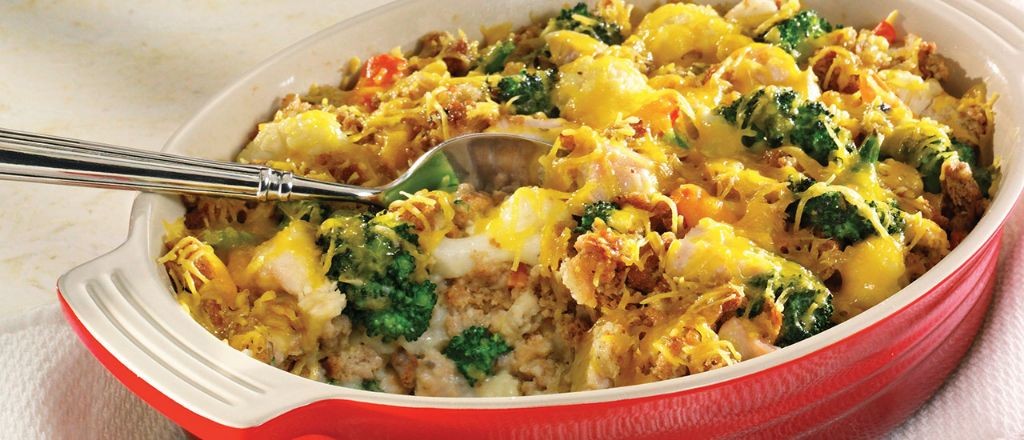 Turkey and Stuffing Casserole