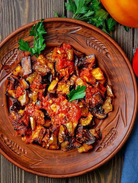 Turkish Chicken and Eggplant Stew