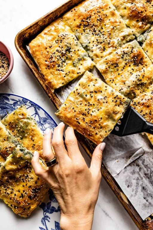 Turkish Chicken and Spinach Börek