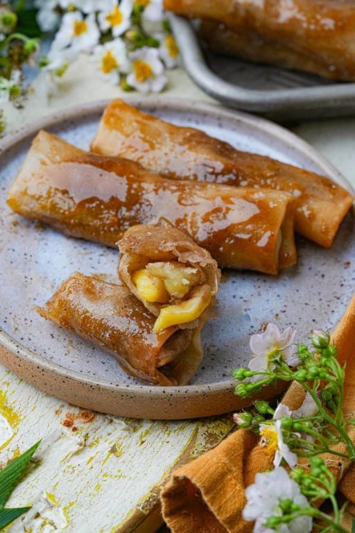 Turon (Banana and Jackfruit Spring Rolls)