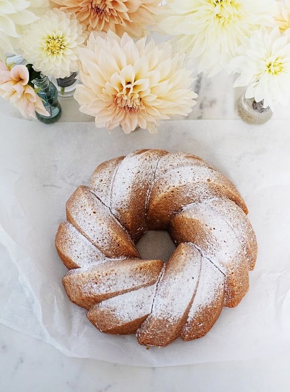 Vanilla Bean Bundt Cake with Cake Mix