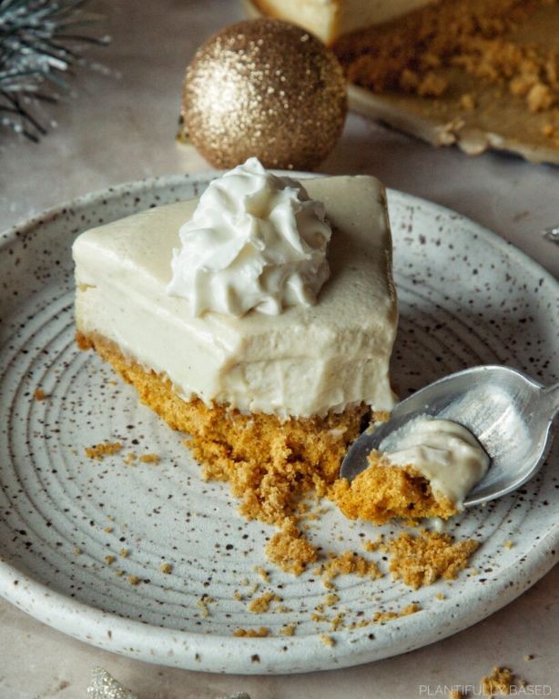 Vanilla bean tofu cheesecake