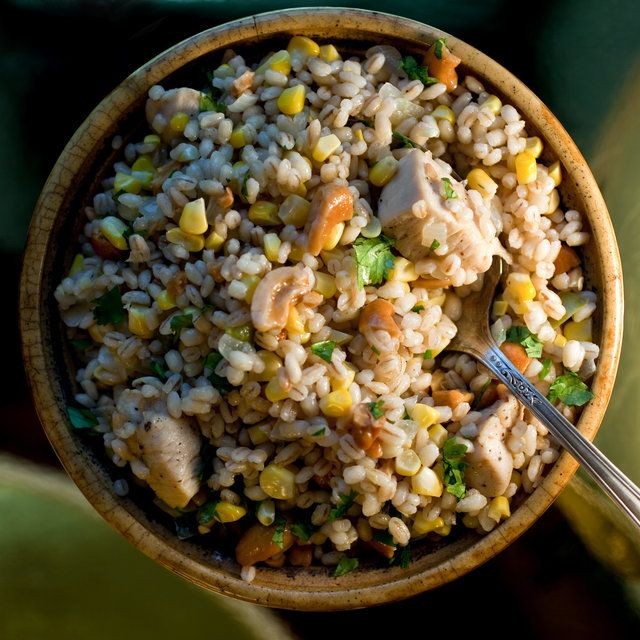 Vegan Barley Pilaf with Herbs