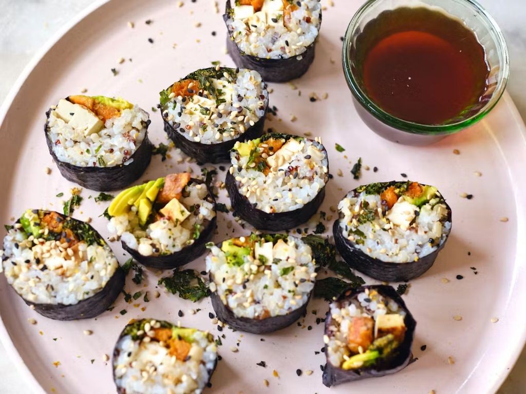 Vegan Barley Sushi Rolls