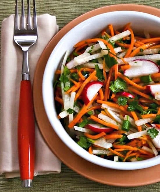 Water Chestnut and Carrot Slaw