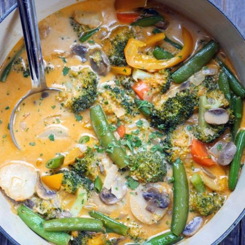Water Chestnut and Coconut Curry