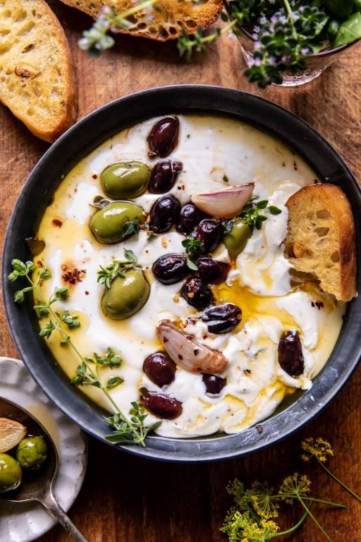 Whipped Feta Dip with Honey and Herbs