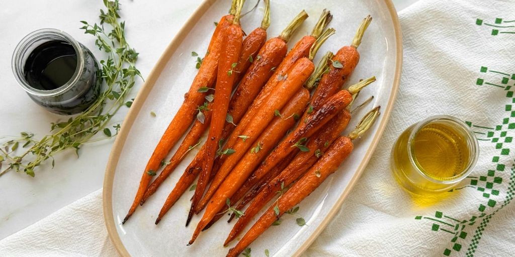 White Balsamic and Honey Glazed Carrots