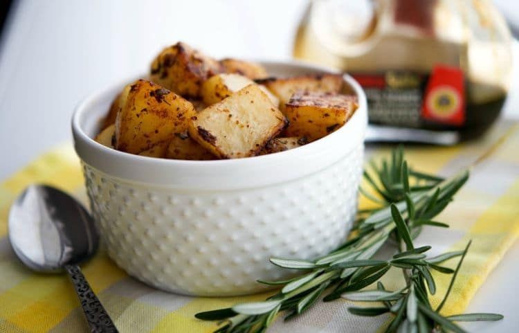 White Balsamic and Rosemary Roasted Potatoes