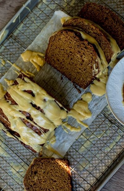 White Chocolate Chip Gingerbread Loaf