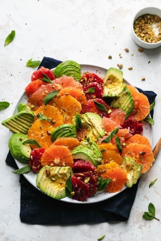 Winter Citrus Salad with Avocado and Mint