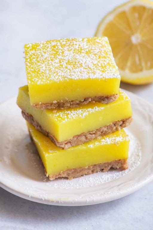 Zesty Vegan Lemon Bars