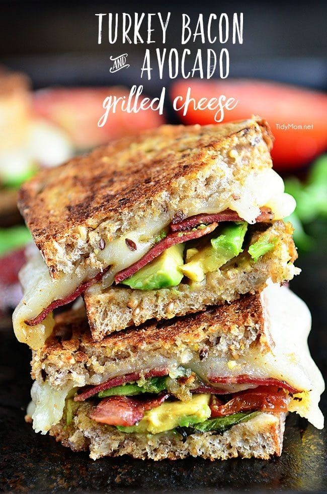 Bacon Guacamole Grilled Cheese