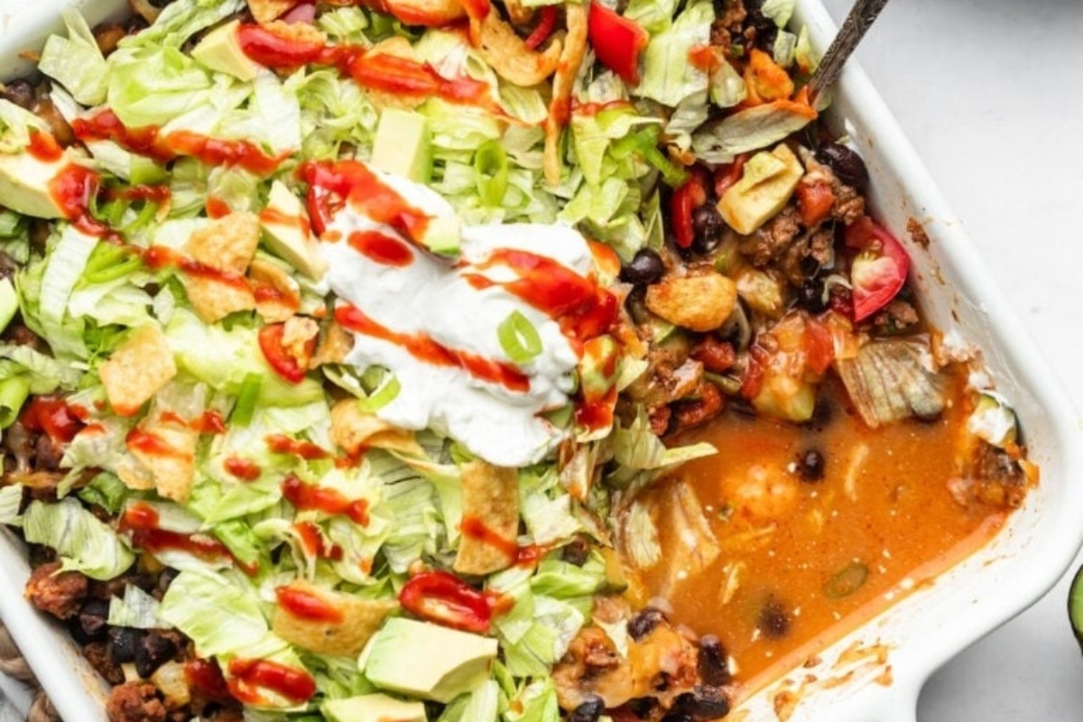 Walking Taco Casserole