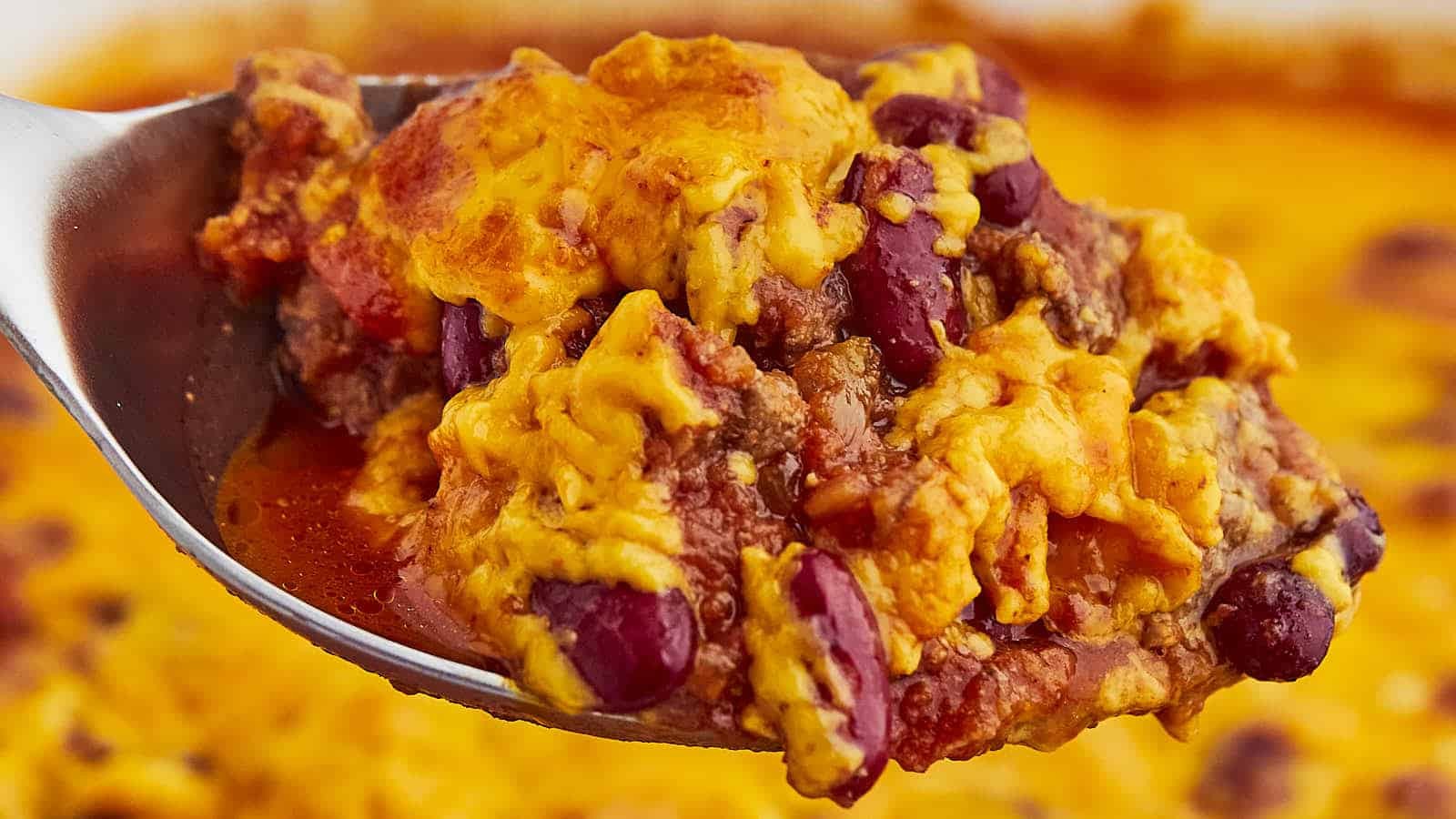 Easy Cheesy Beef And Bean Casserole