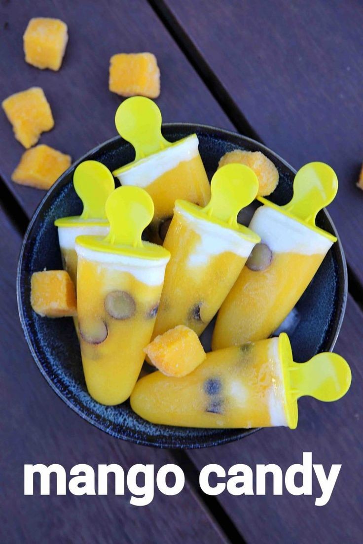 Lime And Coconut Mango Popsicle