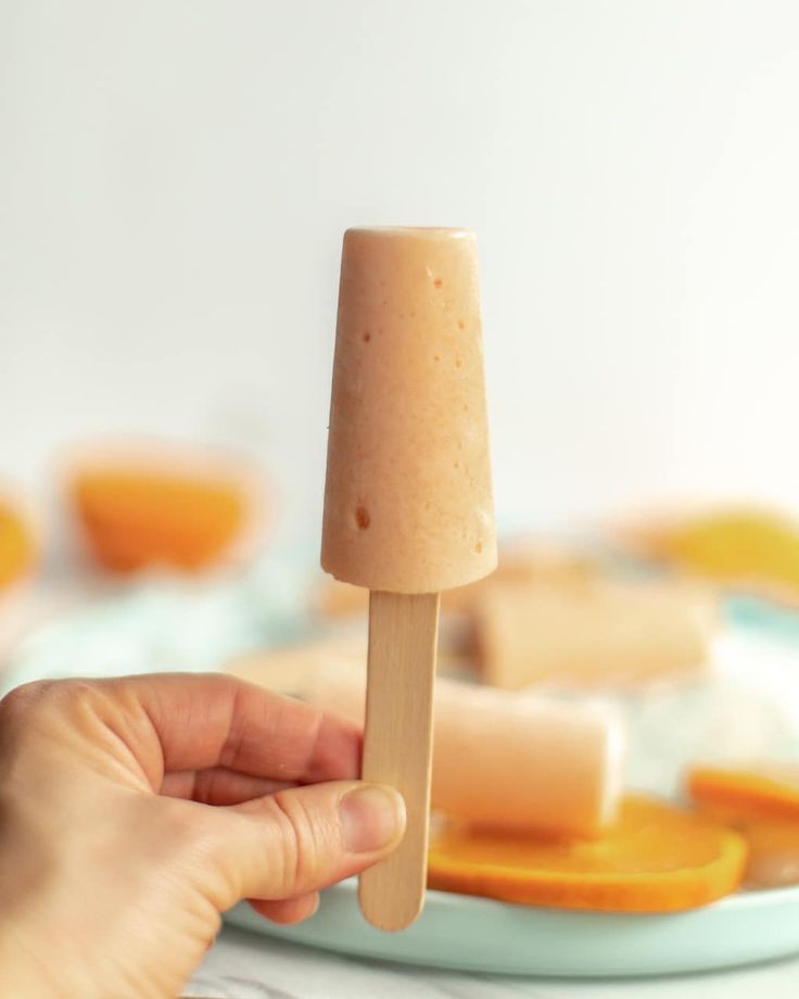 Mango And Coconut Water Popsicle