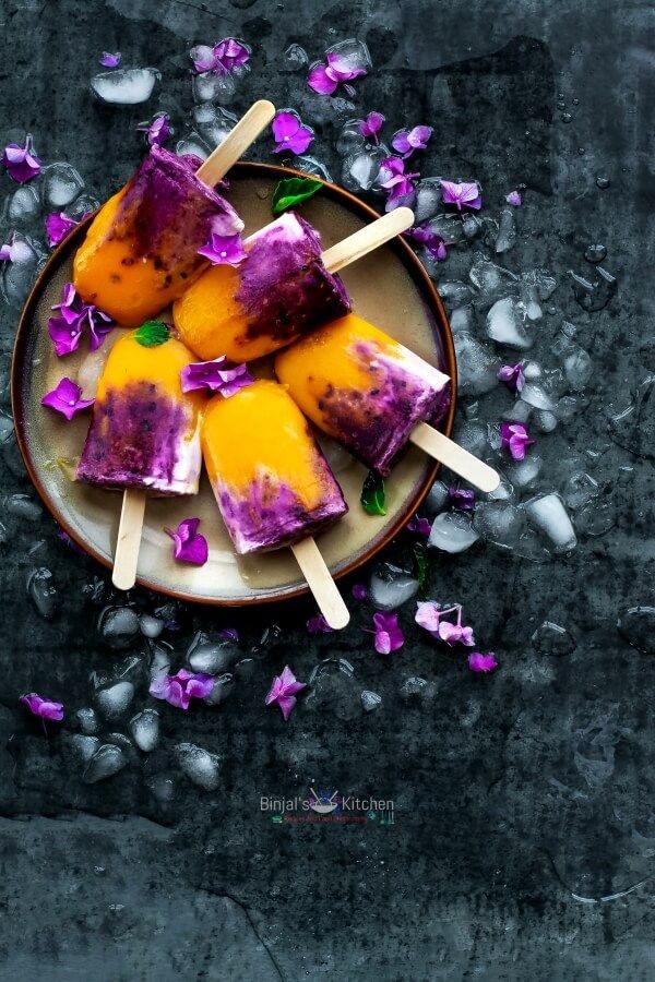 Mango And Watermelon Popsicle