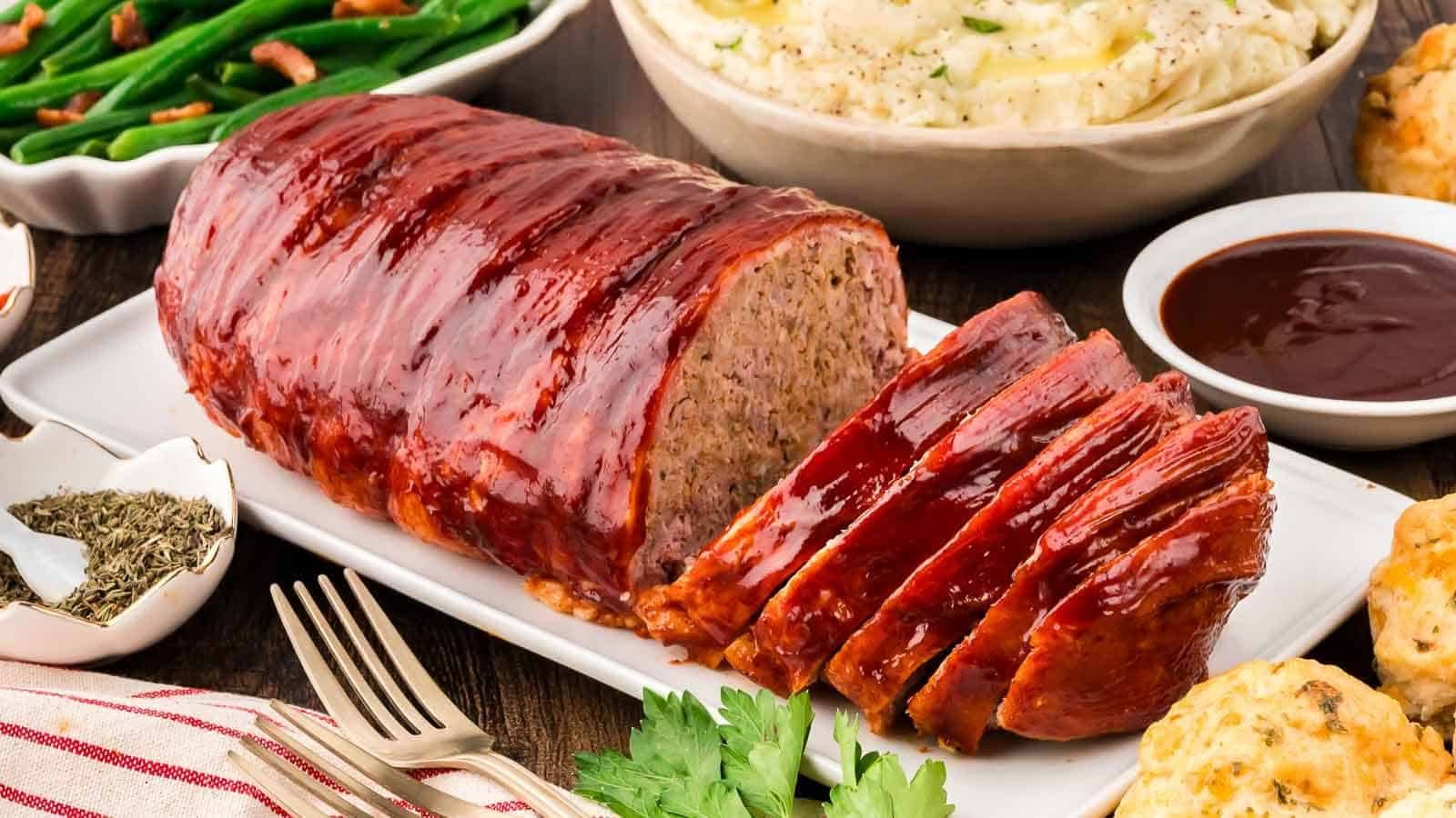 Bacon-Wrapped Meatloaf