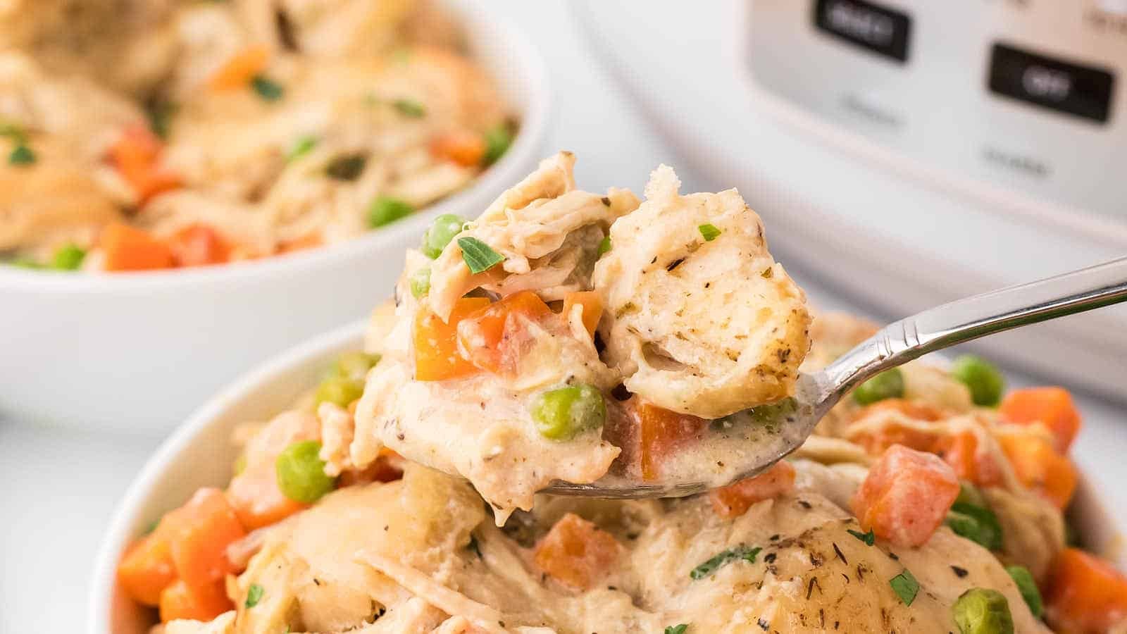 Chicken and Dumplings Recipe with Canned Biscuits