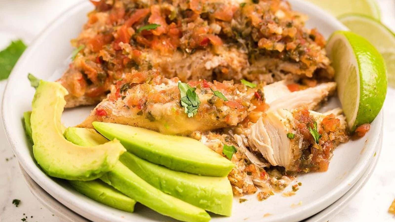 Crock Pot Salsa Fresca Chicken