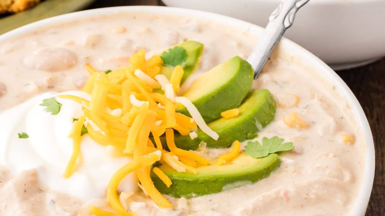 Slow Cooker White Chicken Chili