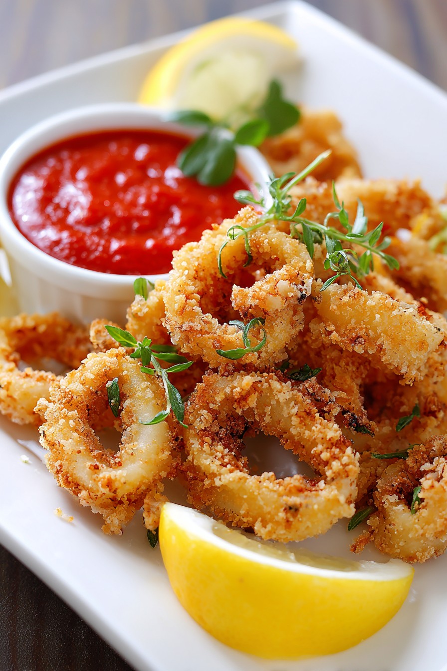 Crispy Fried Calamari Recipe