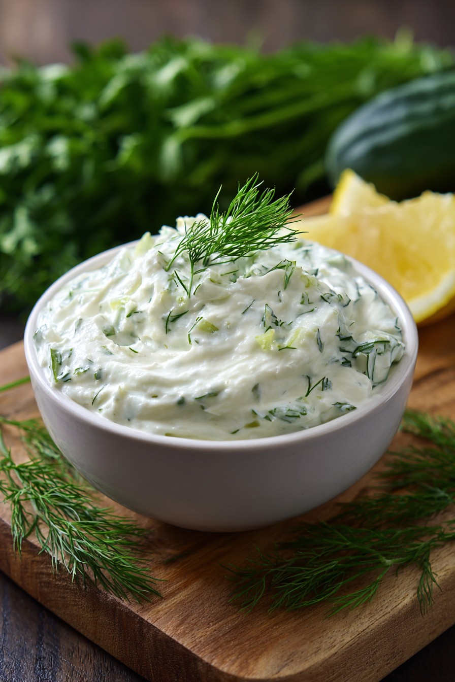 Cucumber Dill Dip Recipe