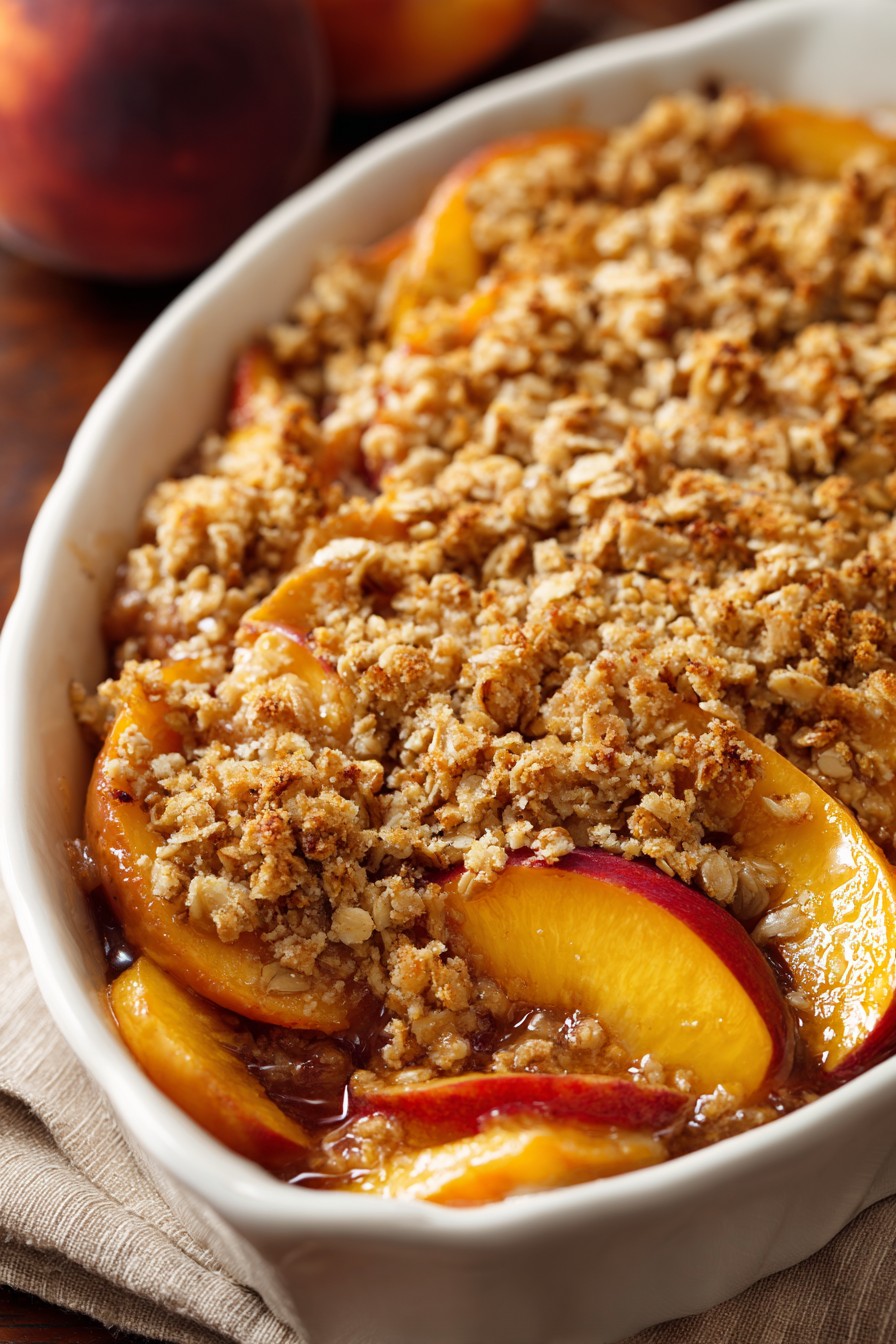 Gluten Free Peach Crisp Recipe