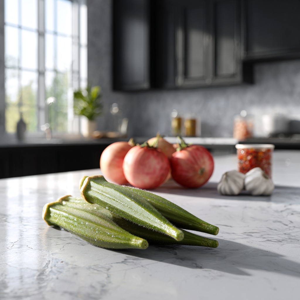 Okra And Stewed Tomatoes Recipe