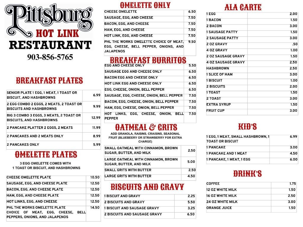 Pittsburg Hot Link Restaurant